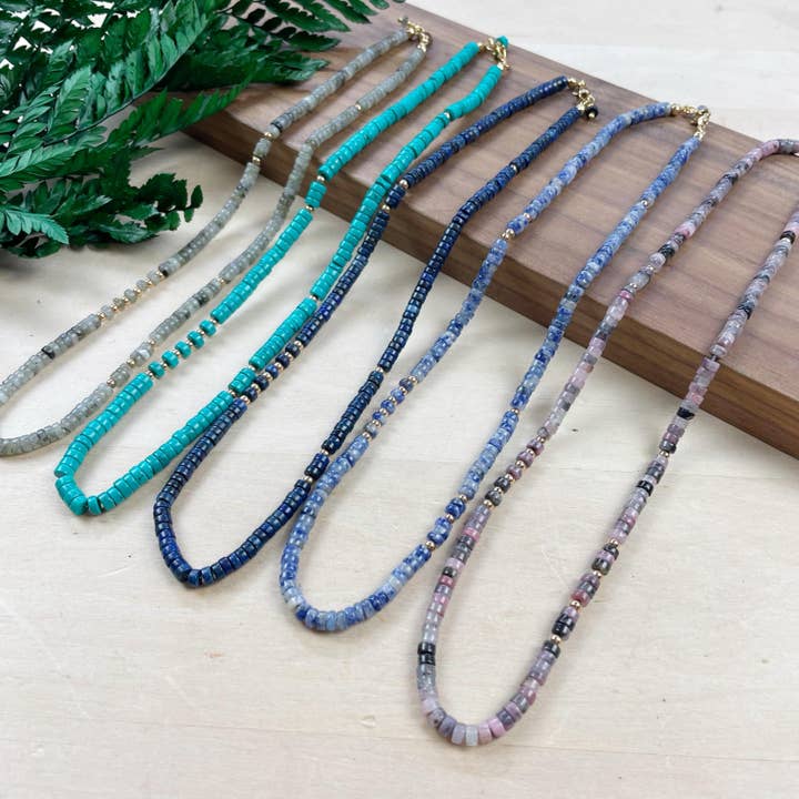 Ewelina Pas Jewelry - Wholesale Kralen/parelketting - Litae/// Delicate edelsteen kralen ketting12