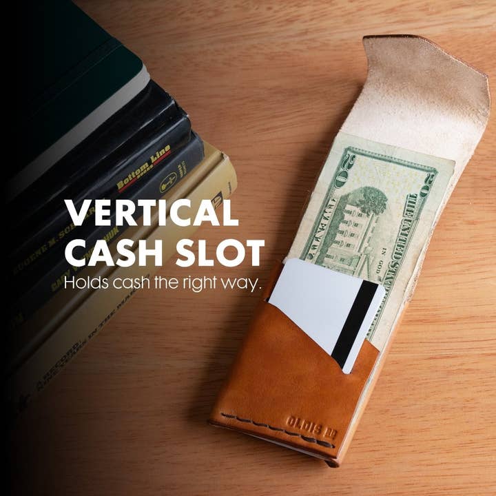 Oldis Road - Wholesale Wallet - Men's - Oldis One: Minimalist Vertical Wallet