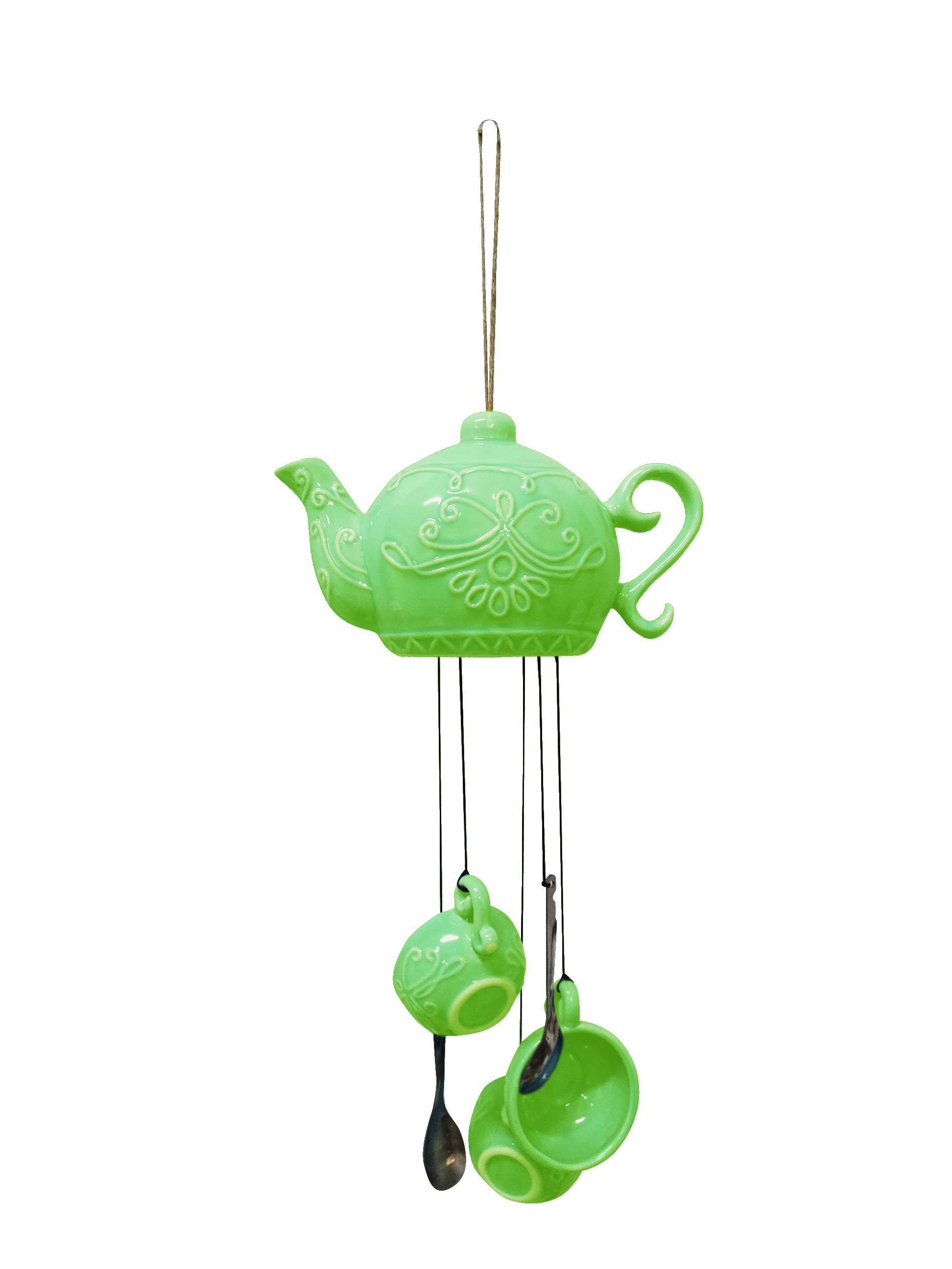 Alpine Corporation - Wholesale Wind Chime - Alpine Corporation Ceramic Teacup Wind Chimes w/Display6