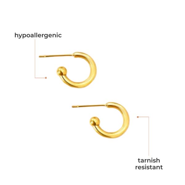 EB and Co. – brincos huggies por atacado – Brincos de argola Huggie Arrowhead Red Arrowhead Kansas City Chiefs1