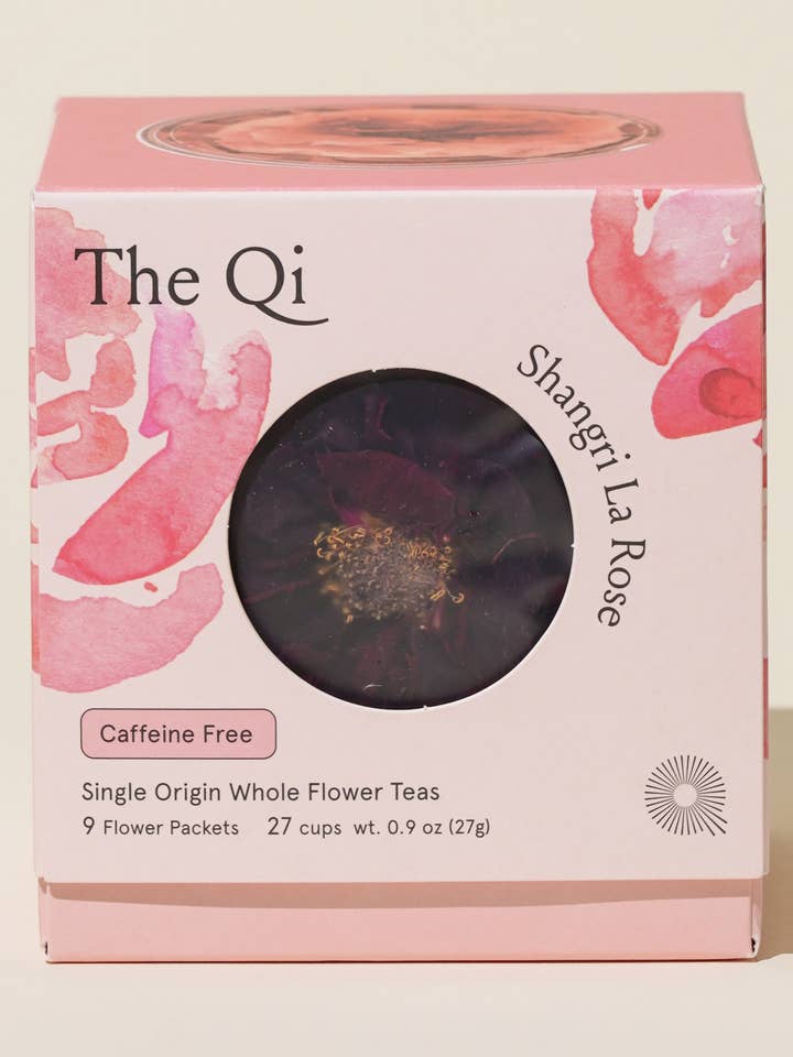 Shangri-La Rose Flower Tea (herbal tea/tisane) for wholesale by The Qi