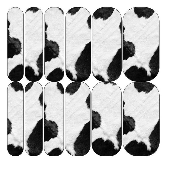 Cow Fur Decals for engroshandel hos DIPPY COW NAILS