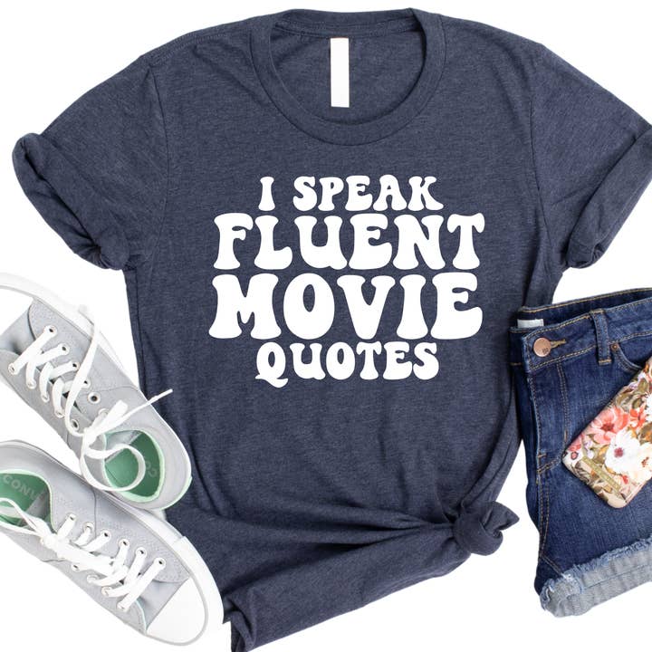 Epic Life - Designed - Venta al por mayor Camiseta estampada - Mujer - Camiseta de Frases de Películas Fluido - Camiseta Gráfica Divertida para Cinéfilos - Camiseta Casual para Amantes del Cine - Regalo Único para Entusiastas del Cine