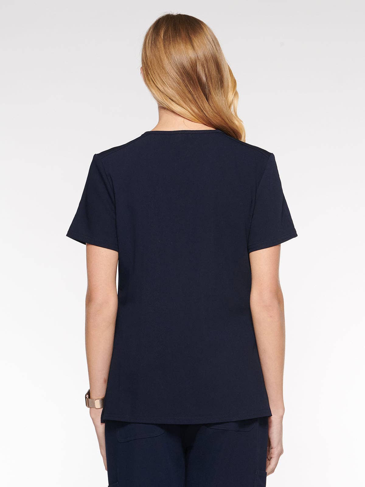 Aura Naturale - Wholesale Uniform voor gezondheidszorg - Dames - Kara Dames Ronde Hals Scrubstop met 4 Zakken (94002)11