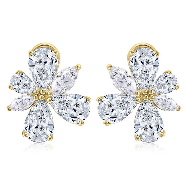 Boucles d'oreilles Éclat de Glace pour la vente par Kassali Designs