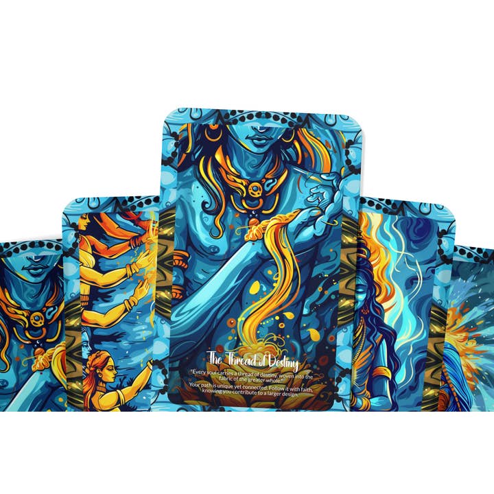 IBIZA TAROT - Vendita all'ingrosso Tarocchi - Fili Divini delle Carte Oracolo del Tessitore – Mazzo di 22 Carte di Destino e Fato per i Misteri Intrecciati della Vita