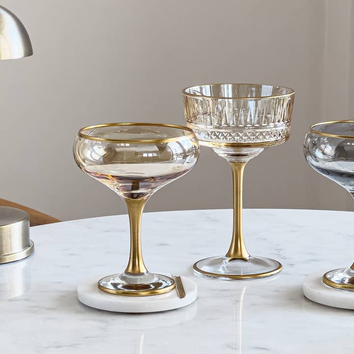 Alegria Glass – Großhandel Cocktail-/Schnapsglas – Frühlings-Vintage-Margarita-Gläser5