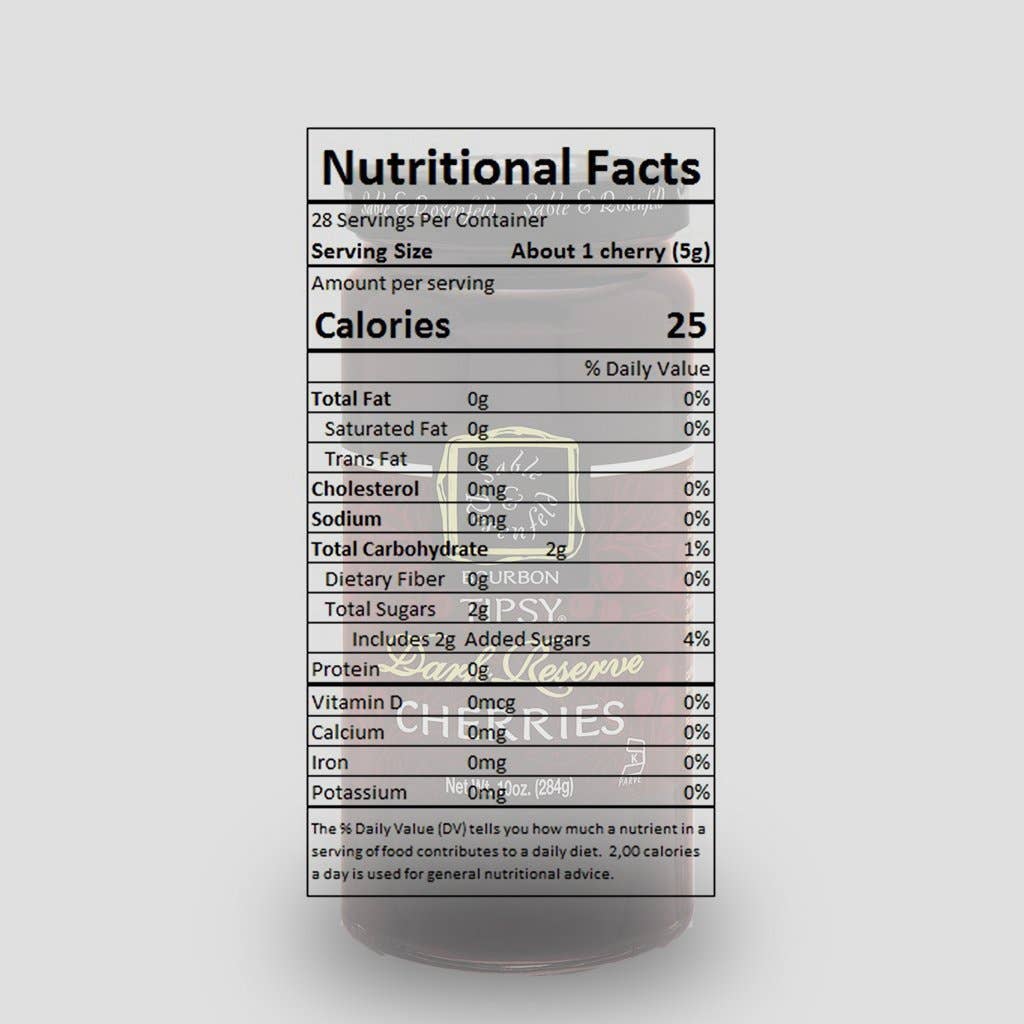 Wholesome Good - Wholesale Cocktail Mix/Syrup - Sable & Rosenfeld Dark Reserve Tipsy Cherries - 10oz1