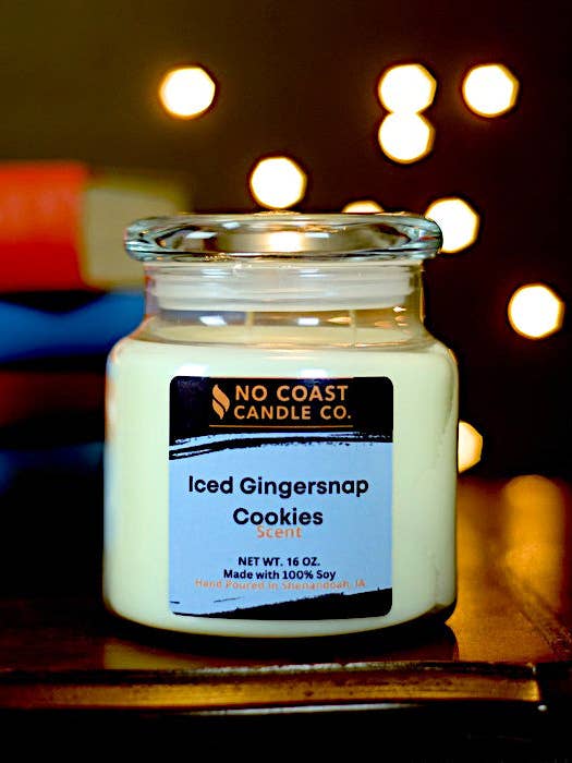 Iskolde ingefærsmåkager for engroshandel hos No Coast Candle