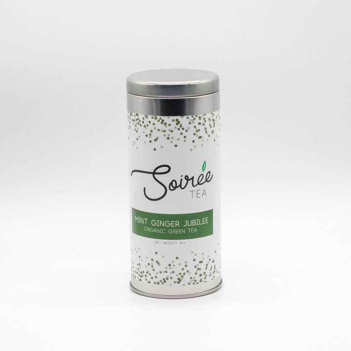 Mint Ginger Jubilee Green Tea for wholesale by Soirée Tea