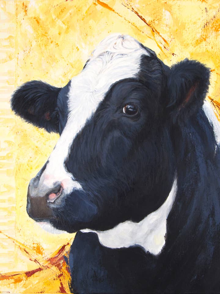 Handle Me With Care - Cow Print for wholesale by Tracy L Anderson