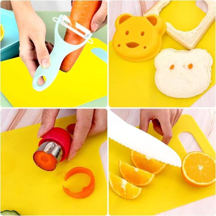 Clever Monsters - Wholesale Toy Set - Kids - Kids knife set for real cooking (29 pcs)