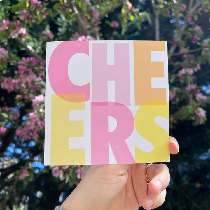Cheers - Greeting Card for wholesale by Craftedbysamm