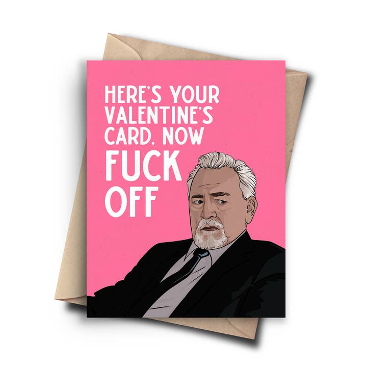 Funny Valentines Day Card - Sarcastic Pop Culture Valentine for wholesale by Pop Cult Paper