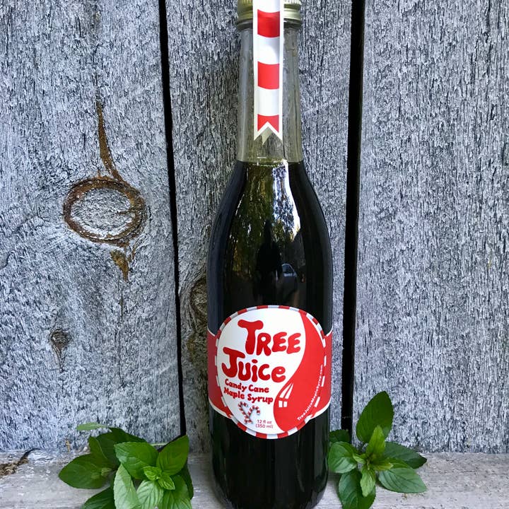 Tree Juice Maple Syrup - Wholesale Maple Syrup - 12oz Candy Cane Maple Syrup3
