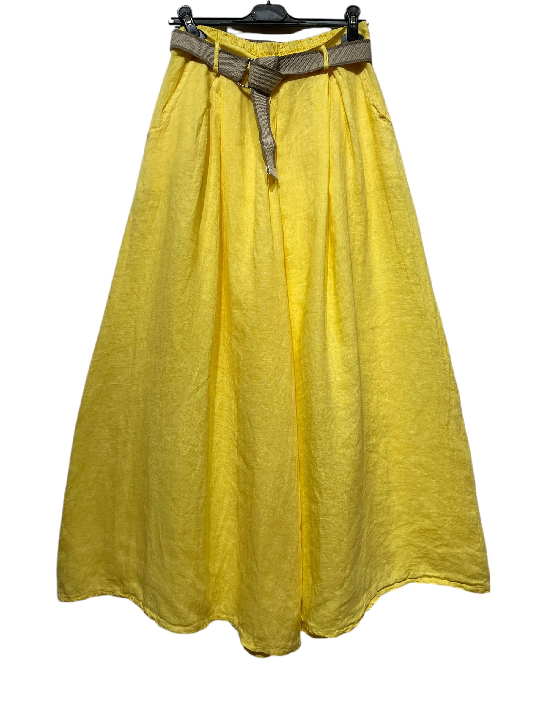 LINEN & COTTON HOUSE - Wholesale Pants - Women's - 22503 100% LINEN TROUSERS WITH BELT AND POCKETS20