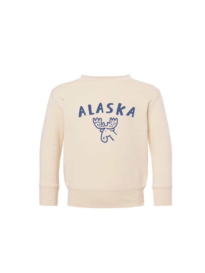Alaska Eland Peuter Trui voor wholesale door Buffalo Mountain Print + Supply
