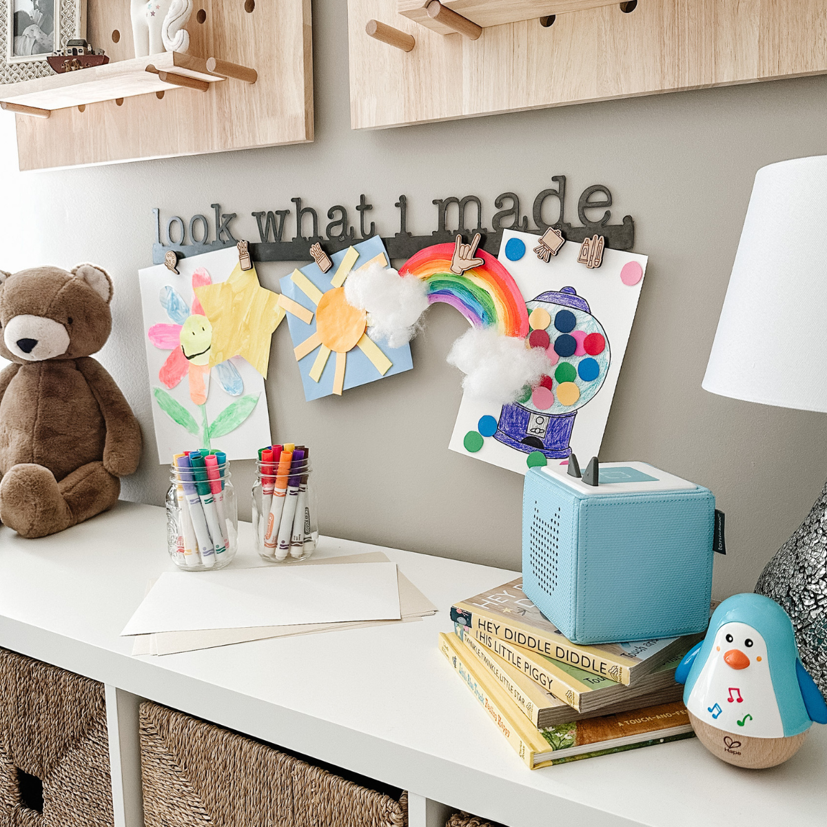 Keystone Steel Co. – Großhandel Wandschild – Look What I Made Magnetic Bar (Schreibmaschinenschrift)4