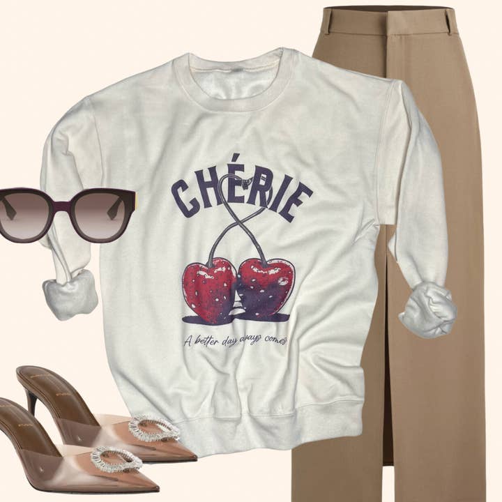 Cherie Sweatshirt – Müheloser Chic mit einem Hauch französischen Charmes für den Großhandel von SQB