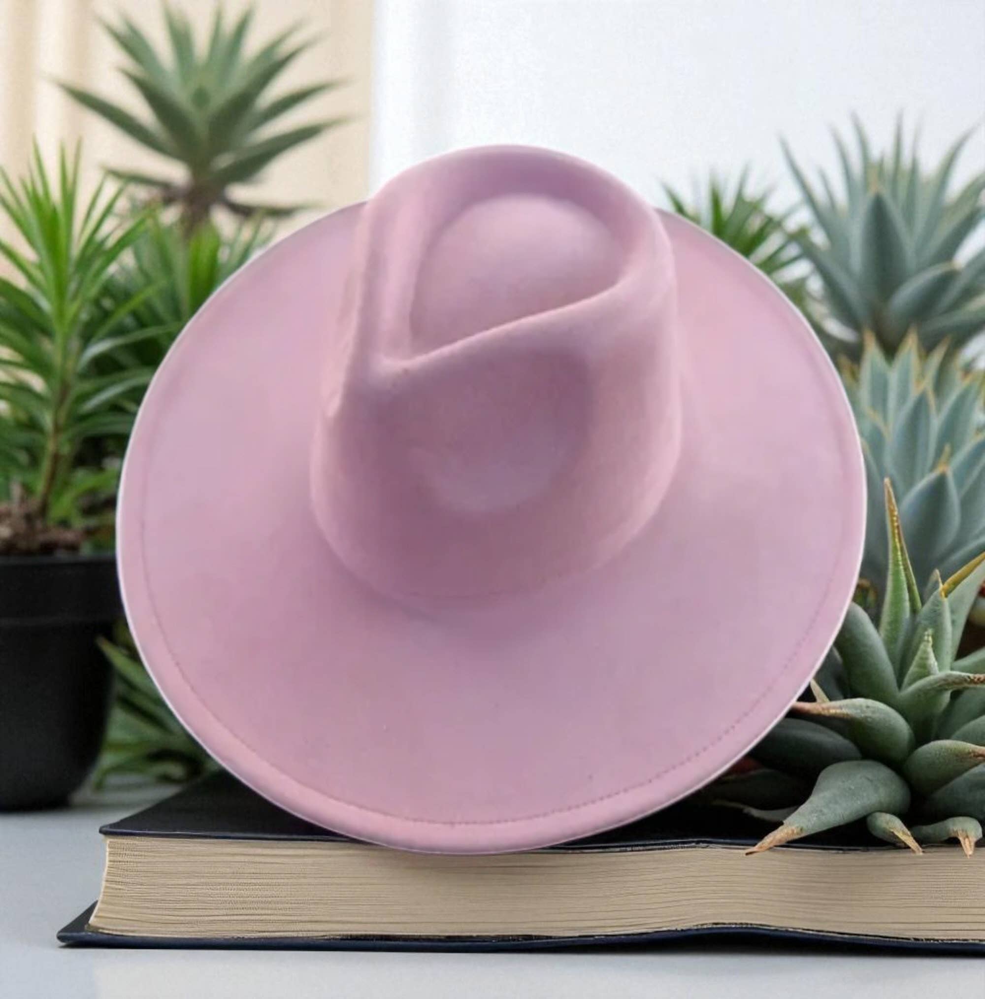 Bella Betty - Wholesale Fedora - Unisex - Vegan Suede Wide Brim Rancher Hat 9