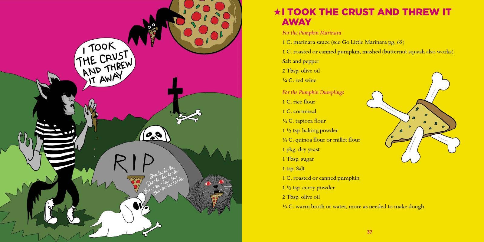 Microcosm Publishing & Distribution – wholesale Cookbooks and food – Hey Ho Let's Dough!: Vegan Pizza Recipes7