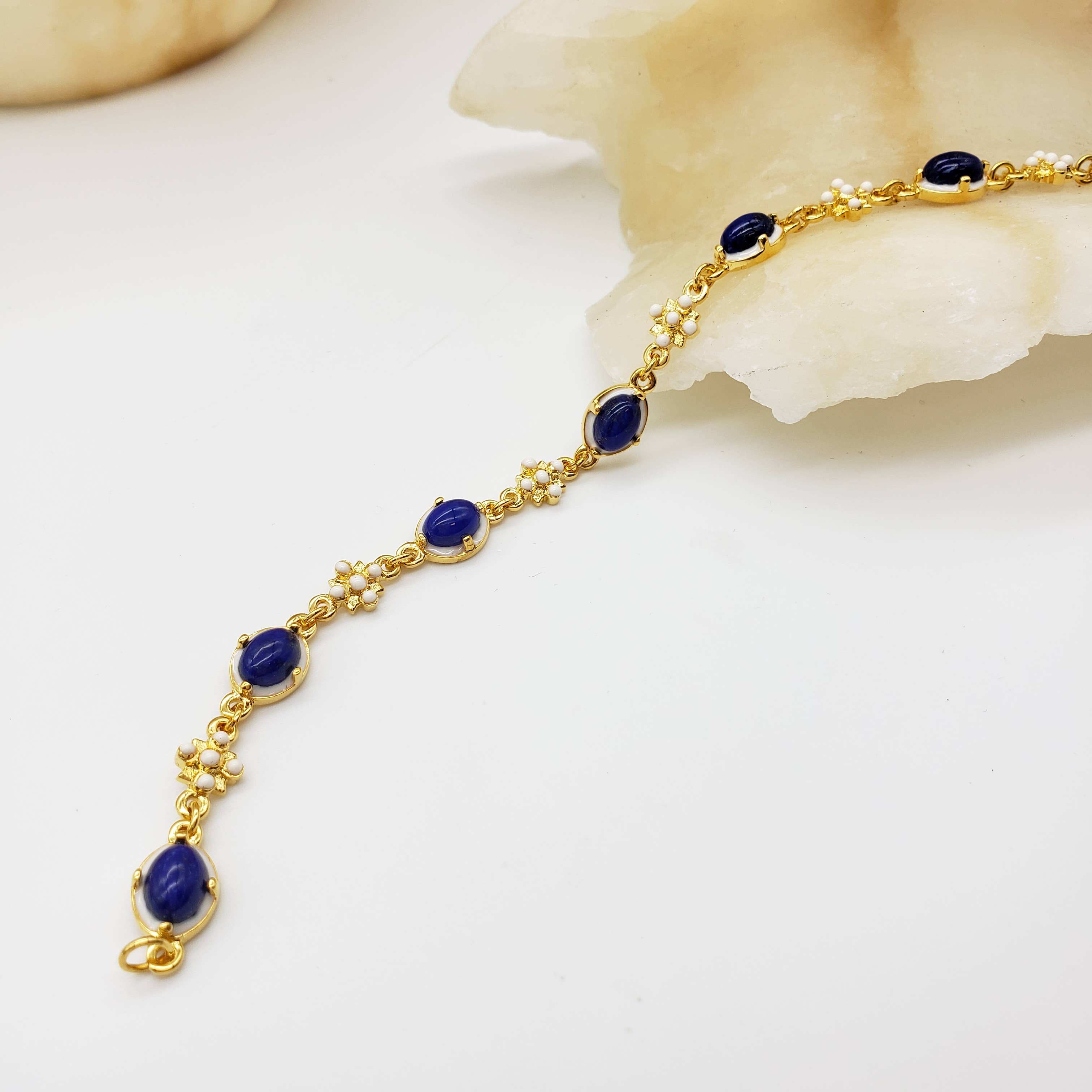Discoveries, Inc. - Wholesale Bedelarmbandje - Elizabethaanse Lapis Lazuli armband2