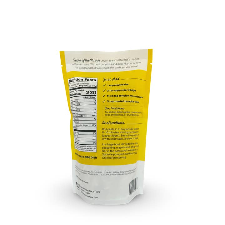 Pasta of the Prairie - Wholesale Pasta - Harvest Crunch Pasta Salad Kit - New!1