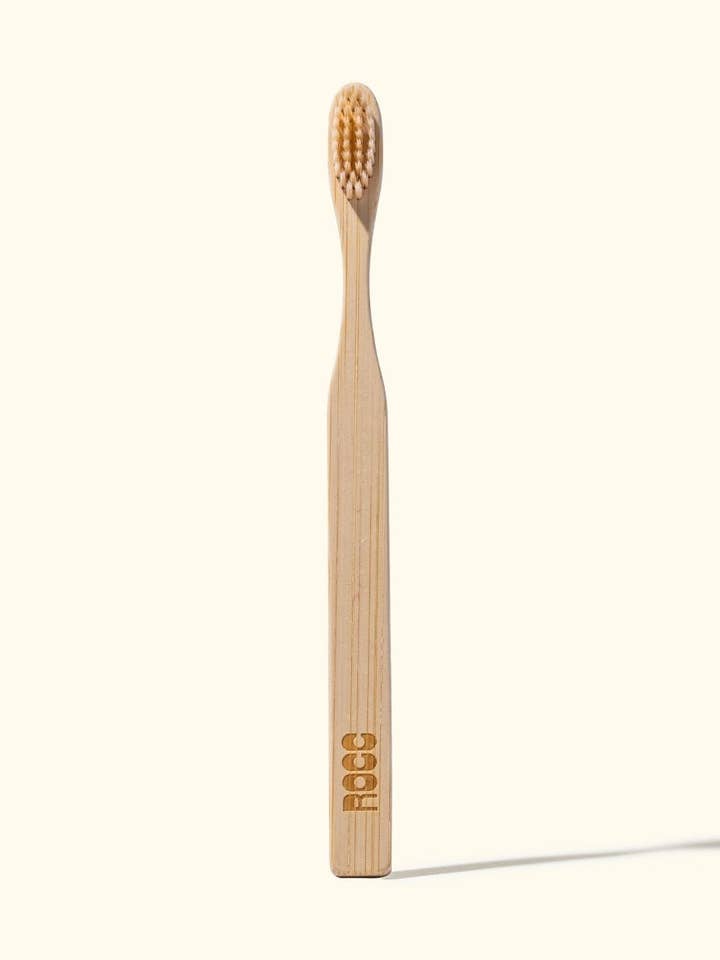 Biodegradable Bamboo Toothbrush for wholesale by Rocc Naturals