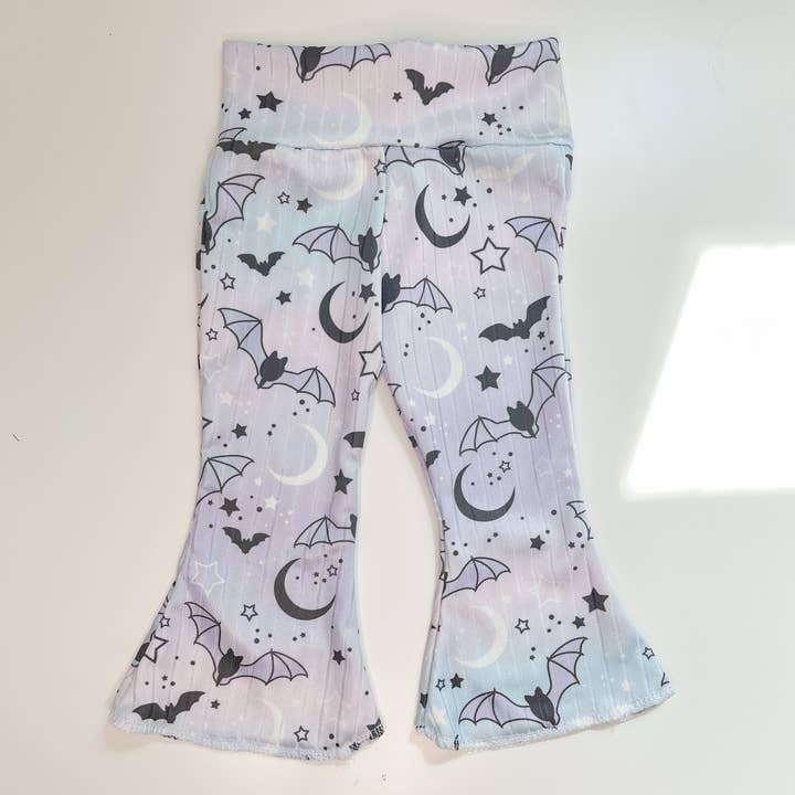 Sweet and Spooky Halloween Bell Bottoms for wholesale by Tiny toes Baby Co