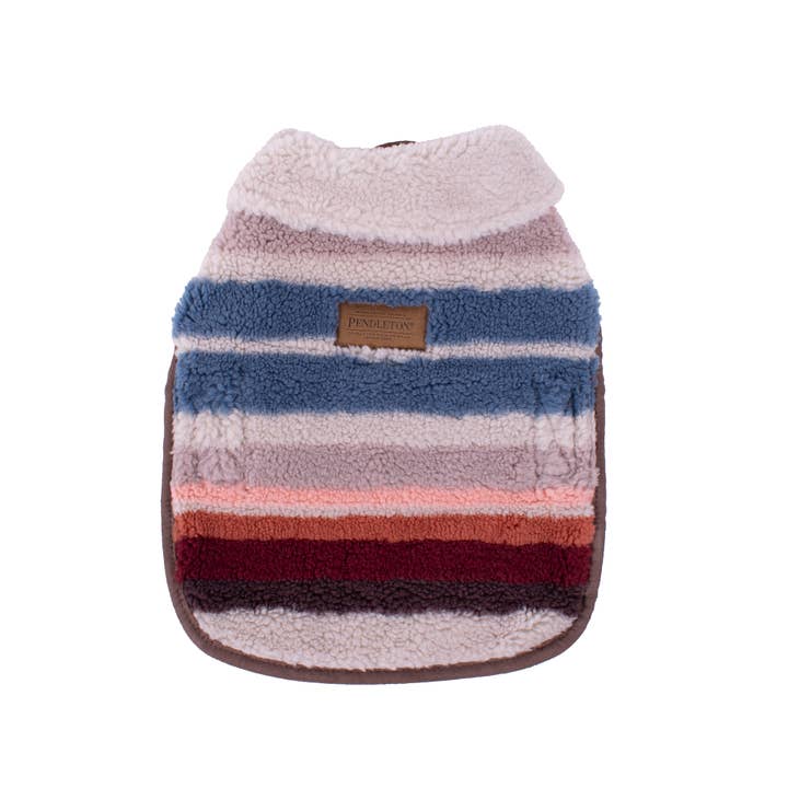 Carolina Pet Company - Wholesale Pet Coat - Dog - Pendleton Adjustable Berber Dog Coat - Serape Rosewood