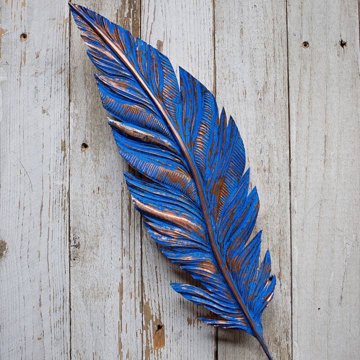 Timber Lane Studio - Wholesale Wall Accent - Giant Copper Feather1