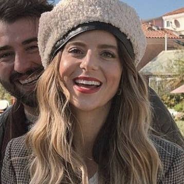 Olive & Pique - Wholesale Beret – Women's - Sherpa Textured Statement Beret, Vegan Leather Piping, Beige1