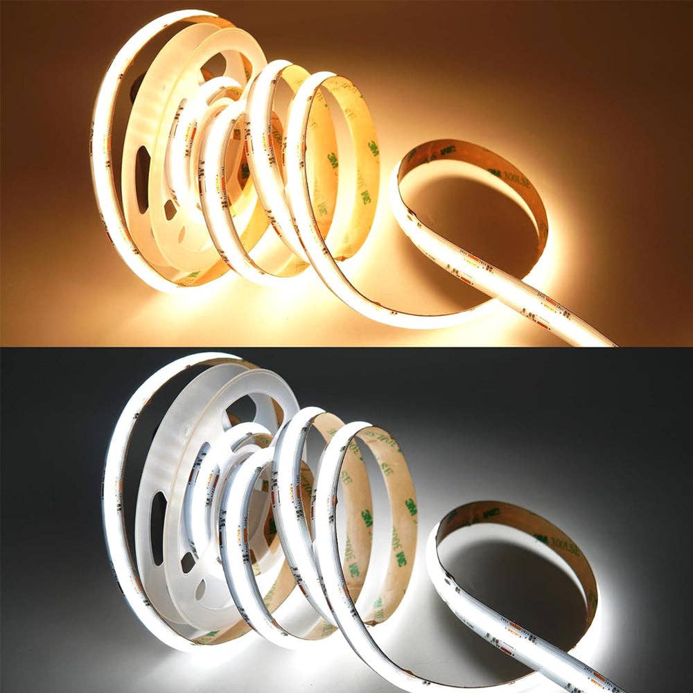 ENER-J – wholesale String lights – 24V RGB+CCT COB LED Strip 5m with Power Supply & Remote3