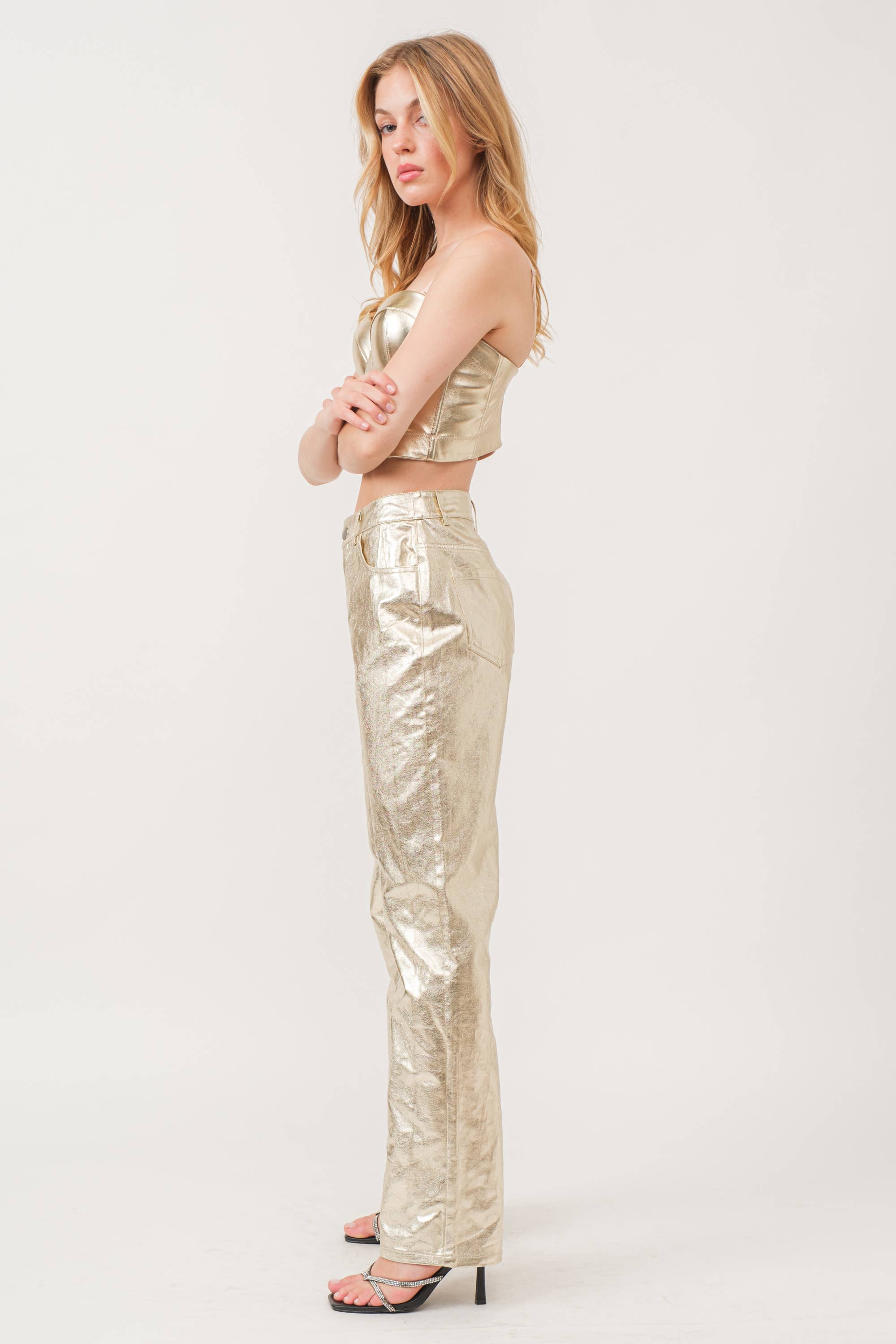 Goud IC2824 Metalen bustiertop voor groothandel op Faire4