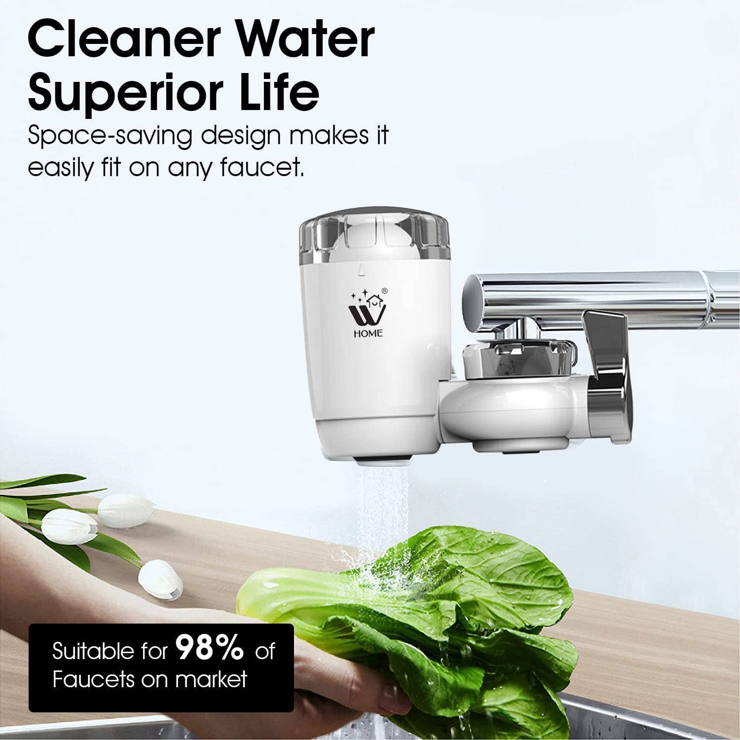 WBM LLC - Wholesale Kitchen Appliance - WBM SMART Tap Faucet Water Filter, Filtration System5