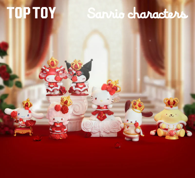 Shinjidai – Engroshandel Legetøjsfigurer - Børn – TOPTOY Sanrio-figurer Nattens Rose-serie (6 stk.)0