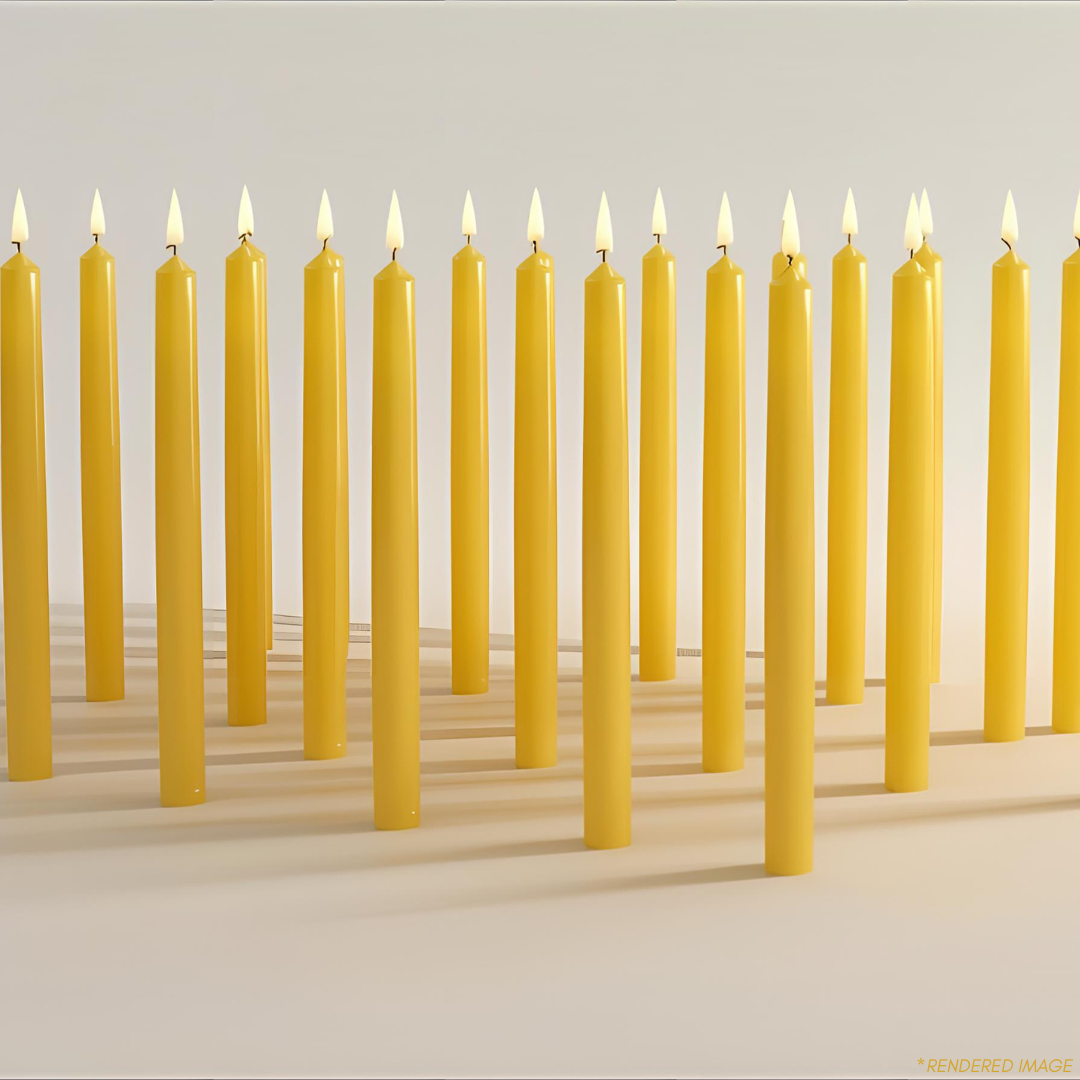 Mindful Matters – Großhandel Konische Kerze/Kerzenhalter – Nachfüllpackungen für Meditationskerzen (28er-Pack)2