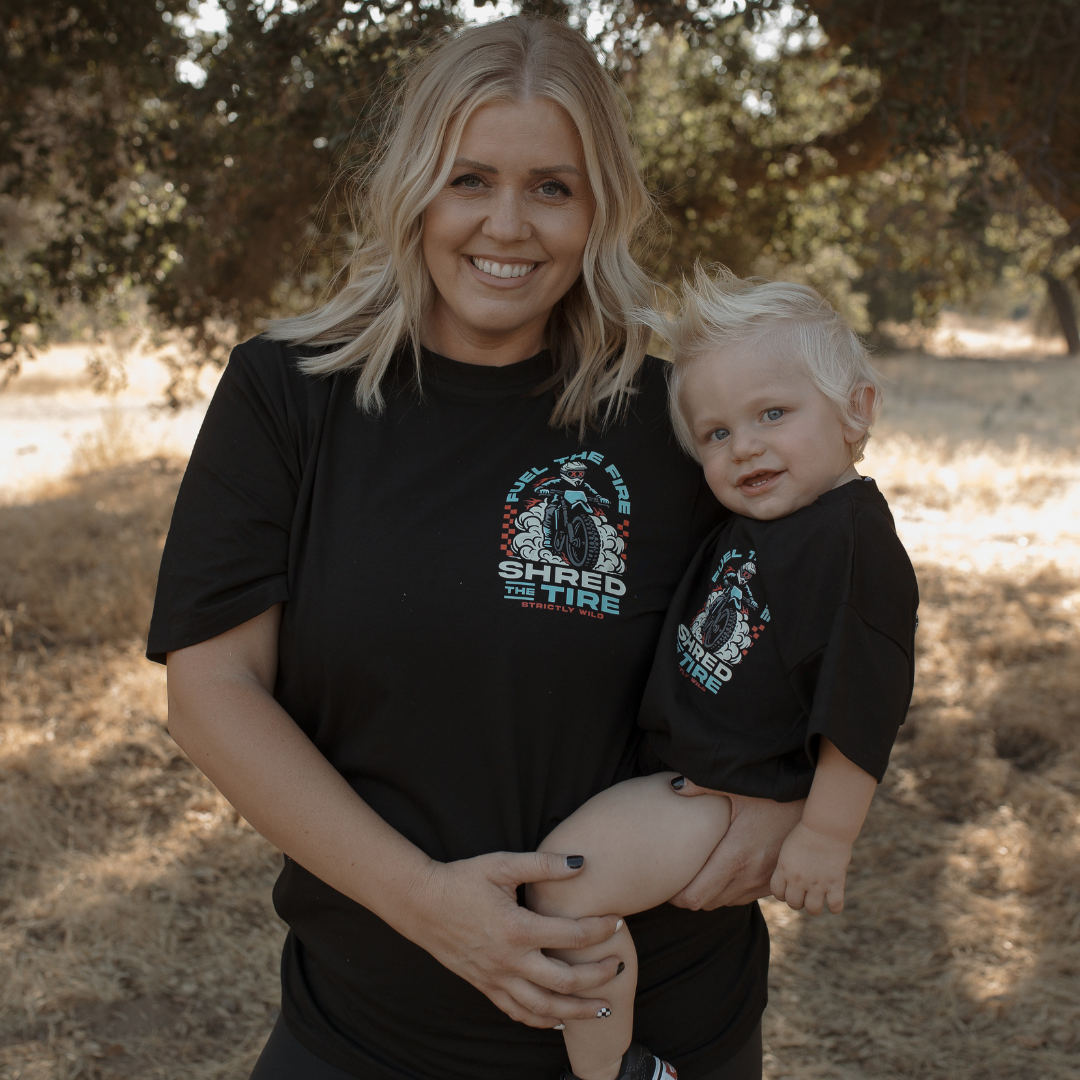 Strictly Wild - Wholesale Screen Printed T-Shirt - Kids - Fuel The Fire Shred The Tire T-Shirt6