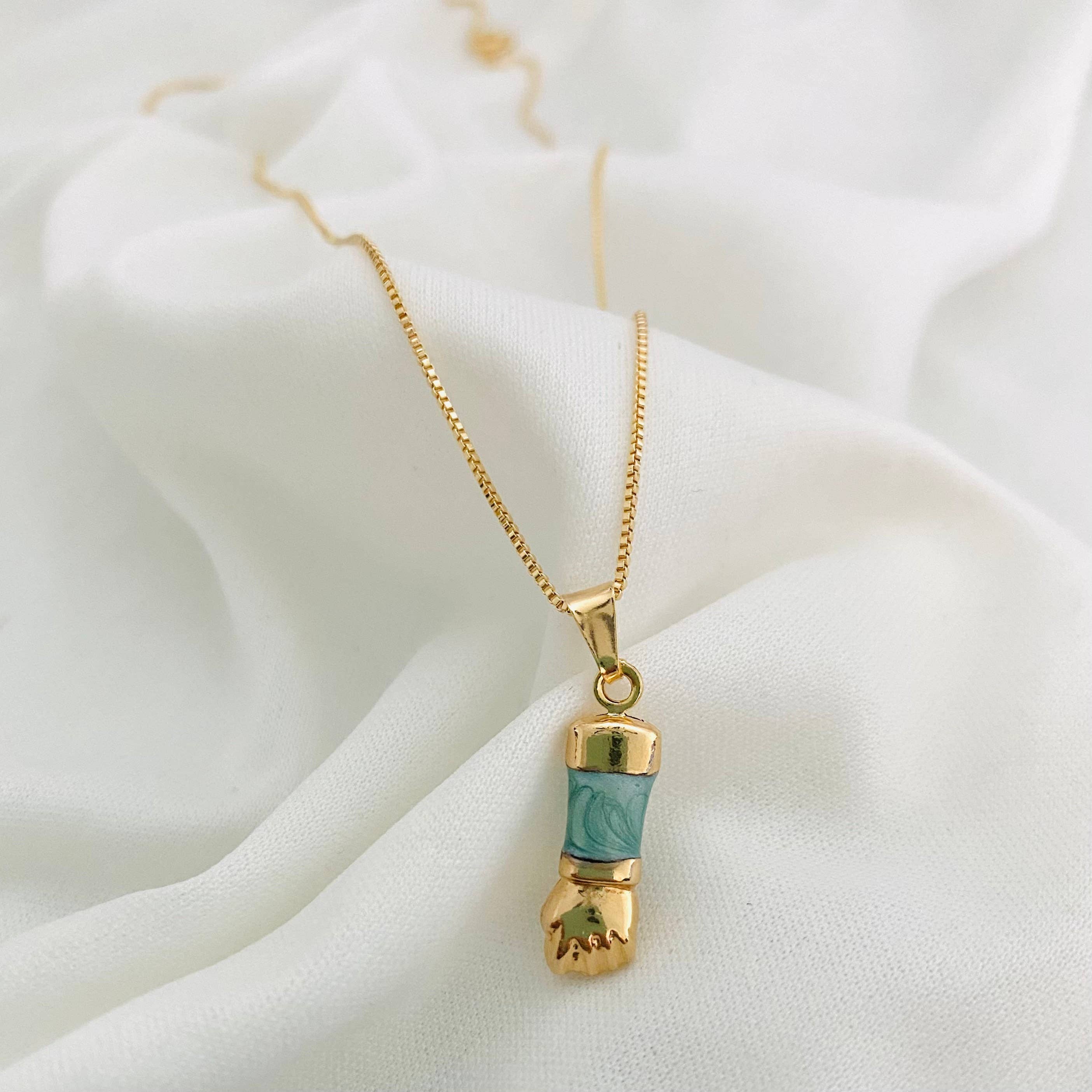 Housegoldjewelry - Wholesale Pendant/Charm Necklace - Figa Hand Necklace, 18k Gold Filled Colored Figa Hand Charm Necklace, Colorful Figa Hand Charm, Lucky Charm Necklace, Protection Necklace5