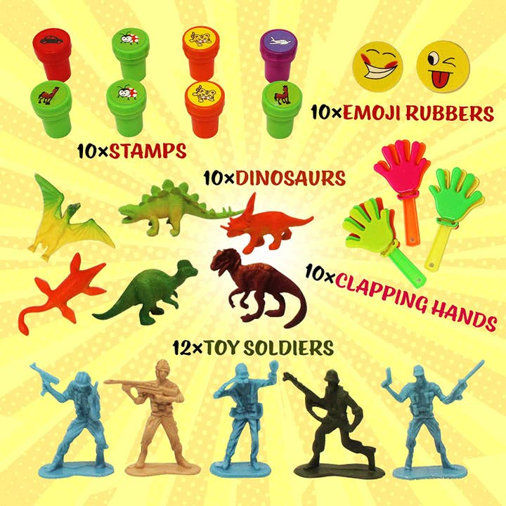 The Twiddlers - Wholesale Toy Set - Kids - 100 Mixed Party Toy Mega Set - Huge Selection for Kids