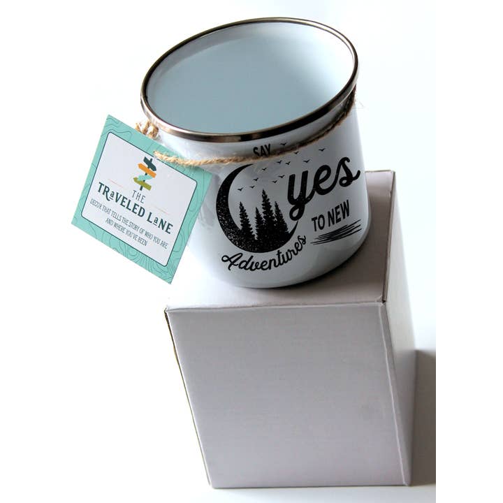 The Traveled Lane® - Wholesale Coffee Mug - Whale Enamel Camp Mug | Nautical Ocean Coastal Gift Shops 1