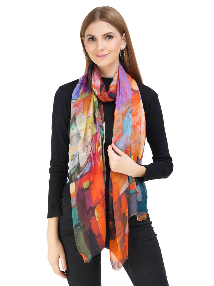 Women's Silk Shawl | Rideit for wholesale by SIDDHARTH IMPORTS