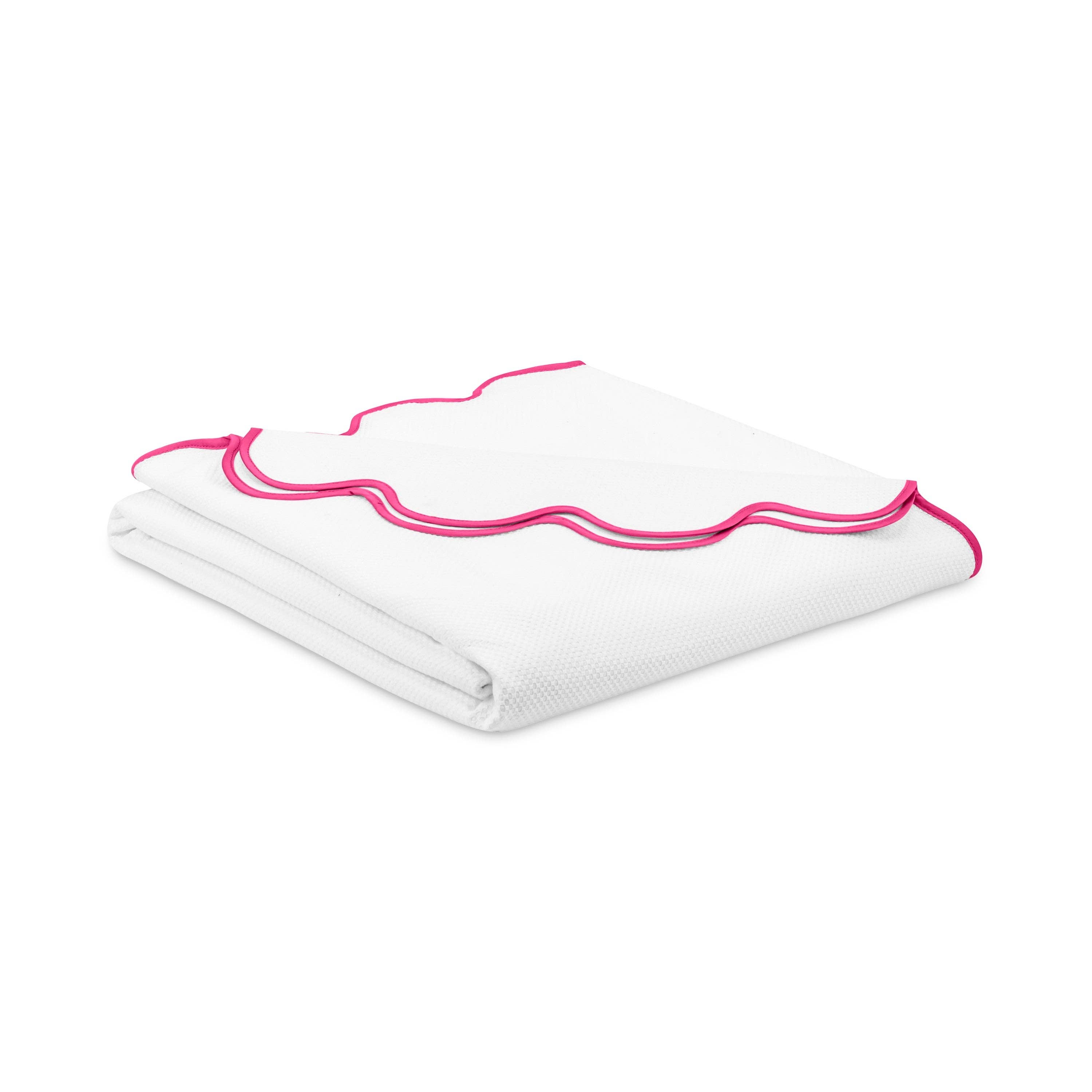 Home Treasures Linens - Wholesale Coverlet - Honeycomb Coverlet (Scalloped Border)3