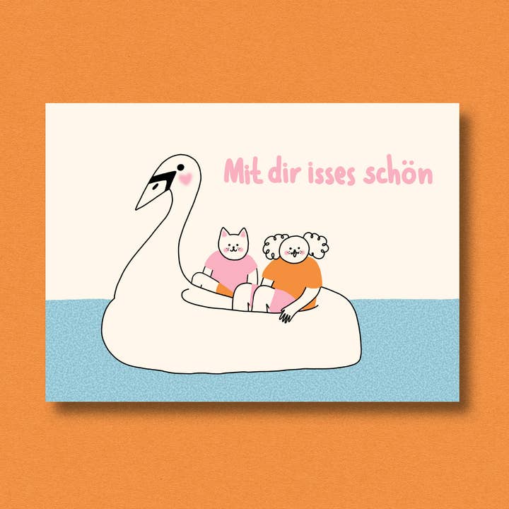 Postal contigo es bonito. para venta al por mayor de Jenne Grassmann