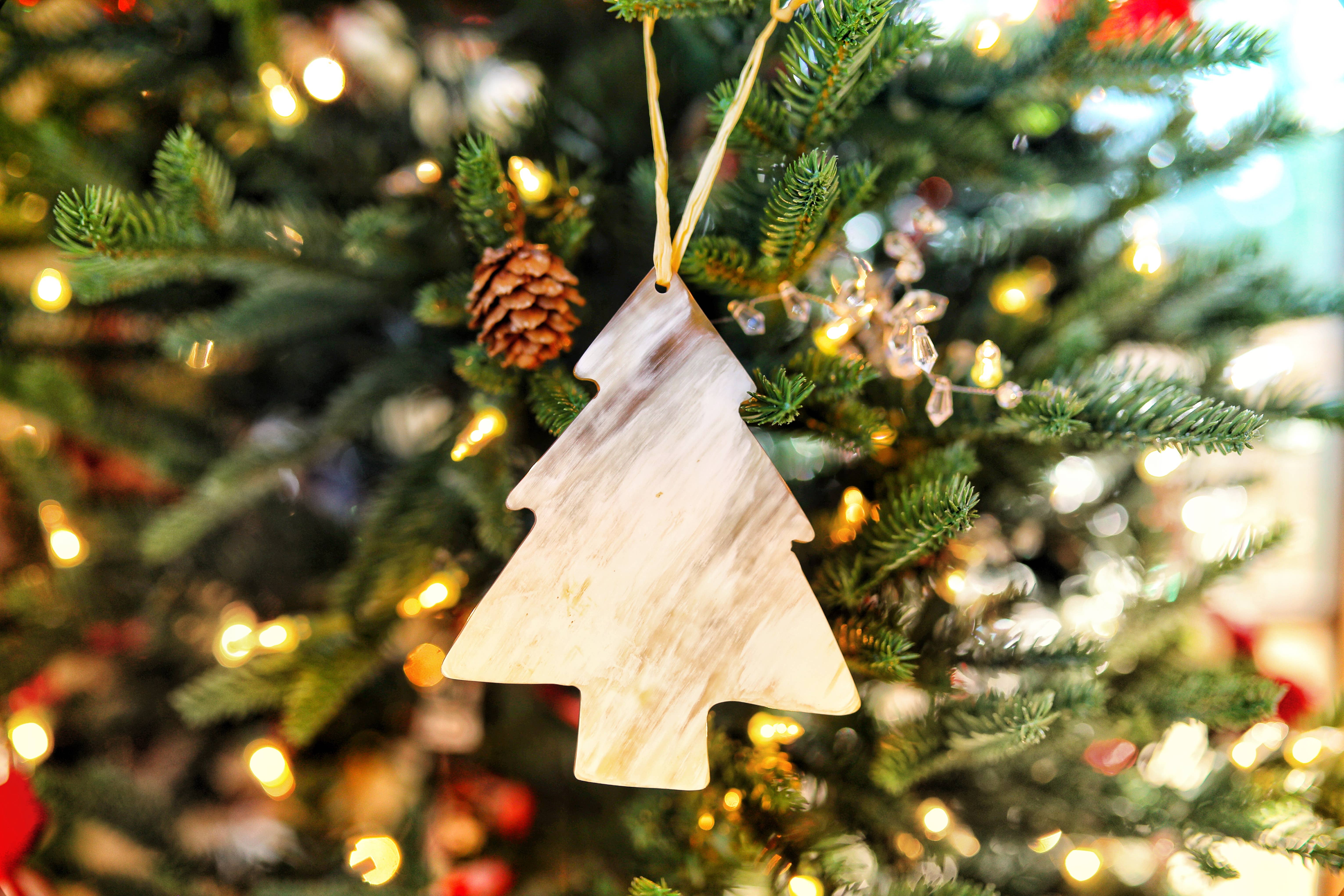 Ornaments 4 Orphans - Wholesale Ornament - Tree Cow Horn Christmas Ornament1