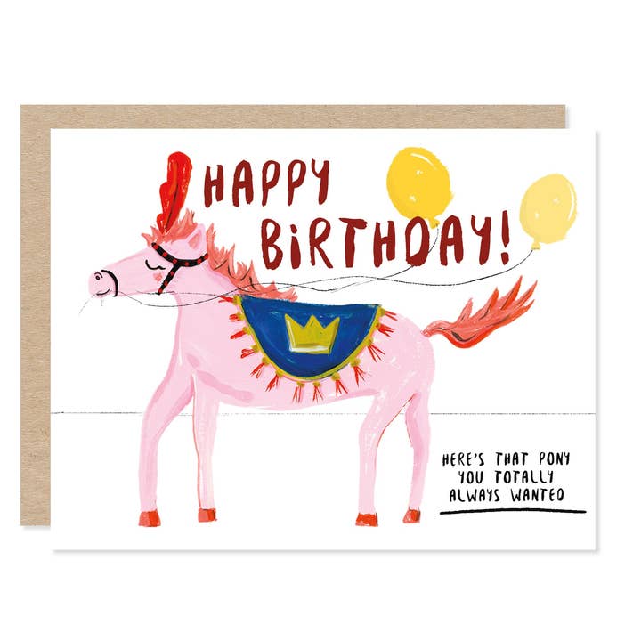 Charming Studio – Engroshandel Fødselsdagskort – Fødselsdag Pony0