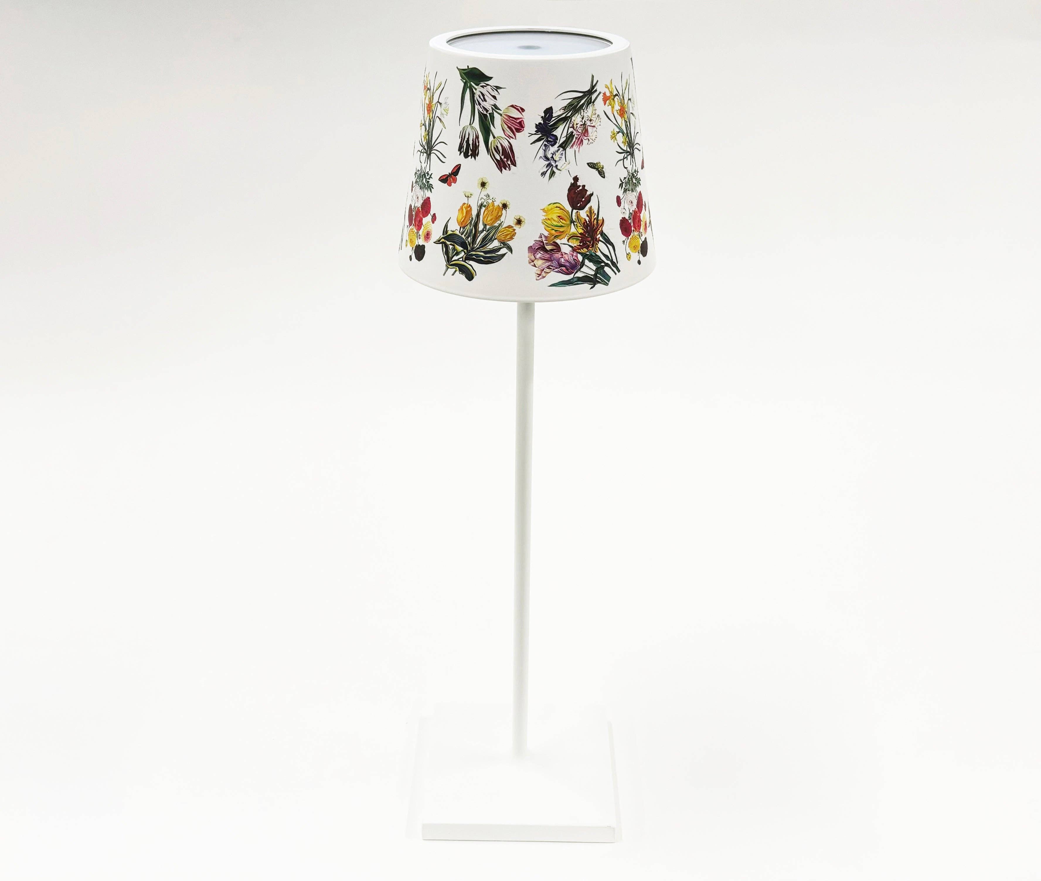 Nicolette Mayer Collection - Wholesale Accent/Desk Lamp - Flora Fauna White Poldina Pro Lamp0