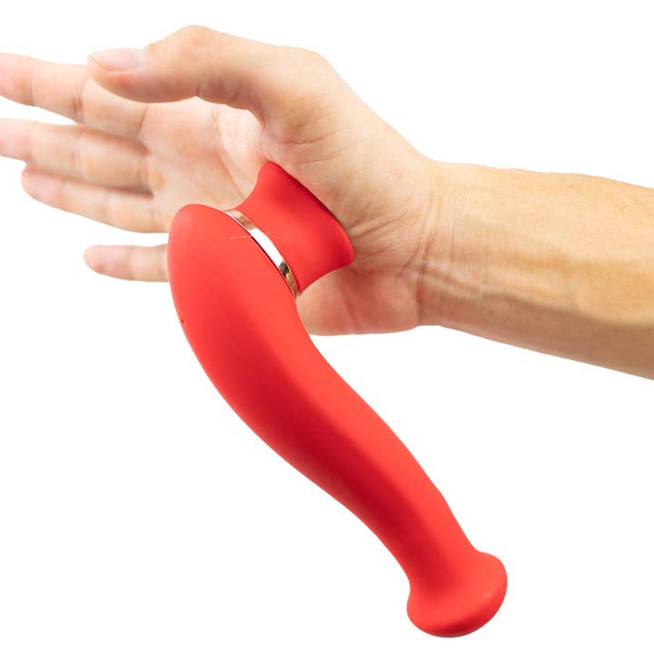 Maia Toys - Wholesale Sex Toy - Destiny 15-Function Suction + Vibration + 3 Motors Red