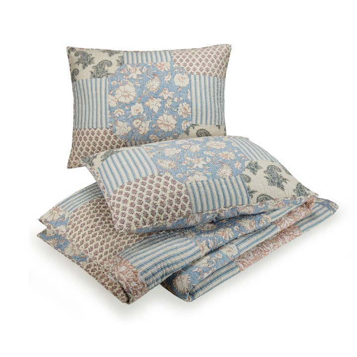 Peking Handicraft - Wholesale Bedding Set - Provencal Rose Quilt Set - 3 Pieces - MaryJane's Home3