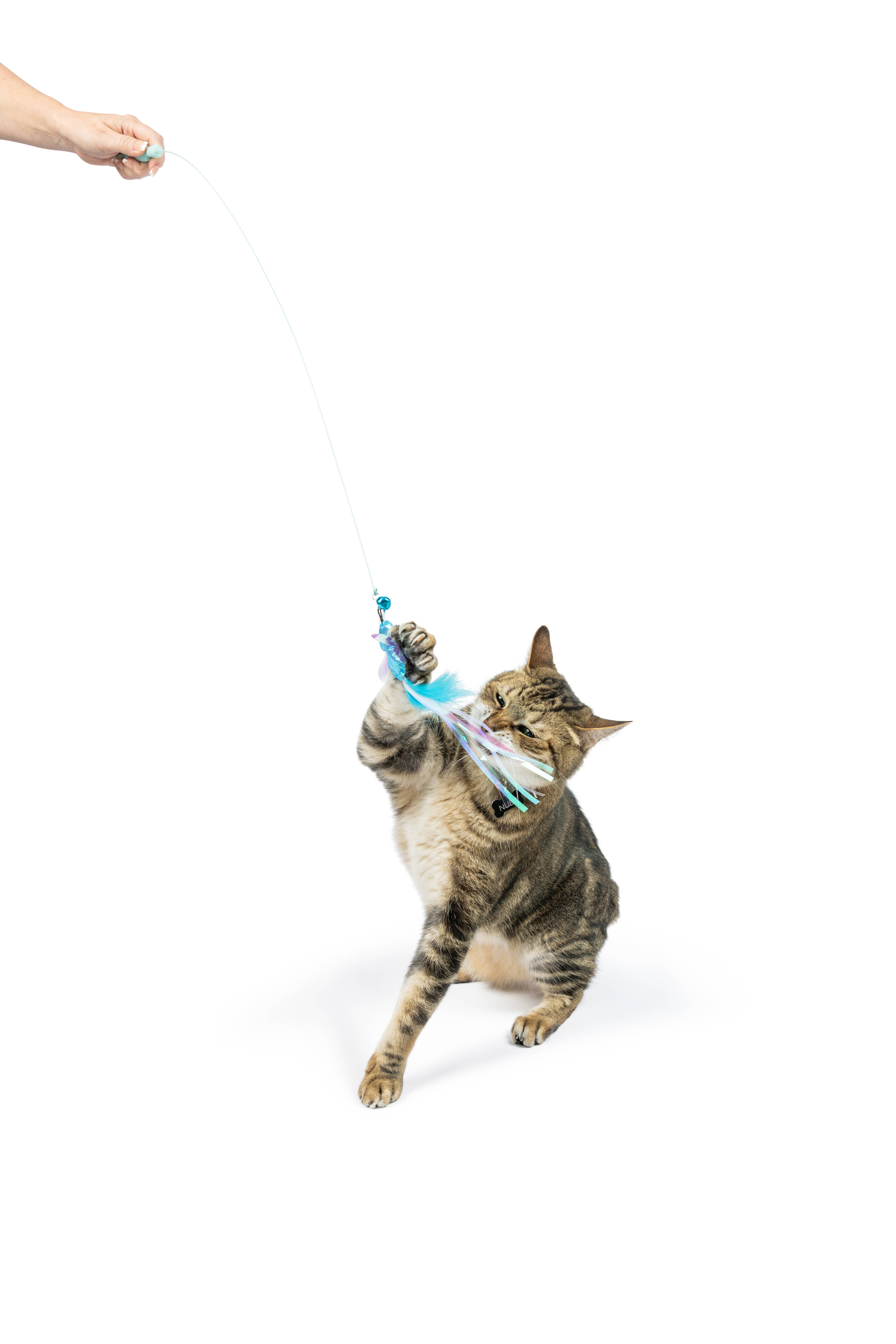 Huxley & Kent - Wholesale Pet Toy - Cat - Wire Dragonfly & Mouse Wand Cat Toy3